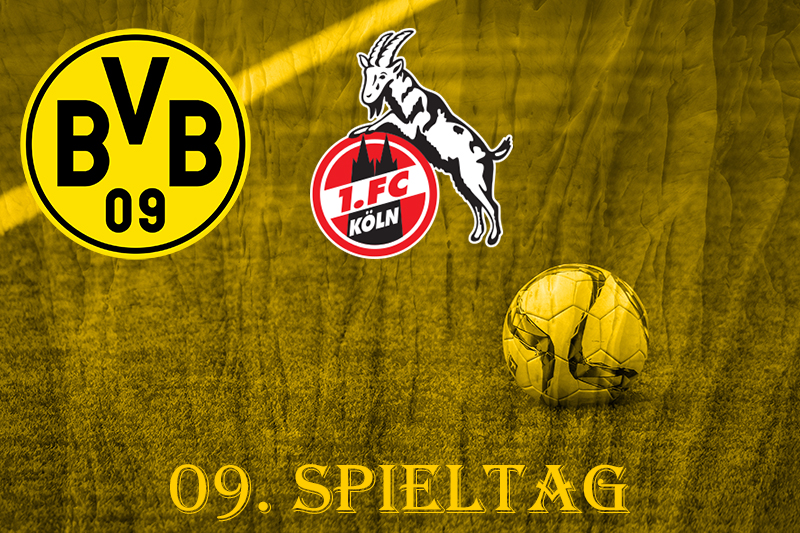 09. Spieltag: BVB - 1. FC Köln