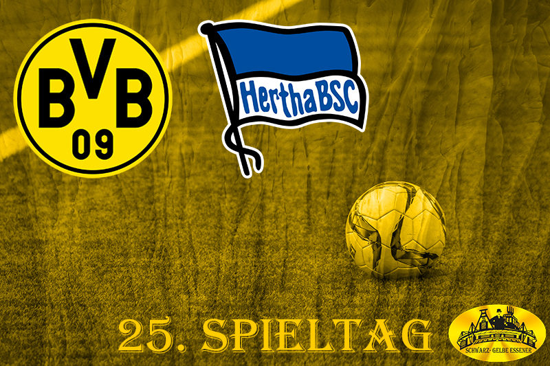 25. Spieltag: BVB - Hertha BSC Berlin