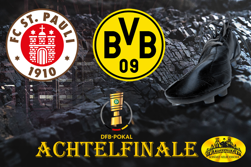 DFB Pokal - Achtelfinale: FC St. Pauli - BVB