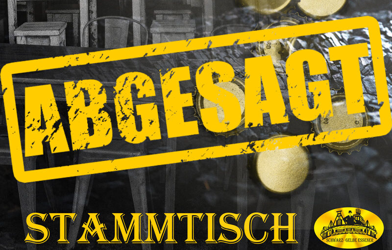 Stammtisch abgesagt