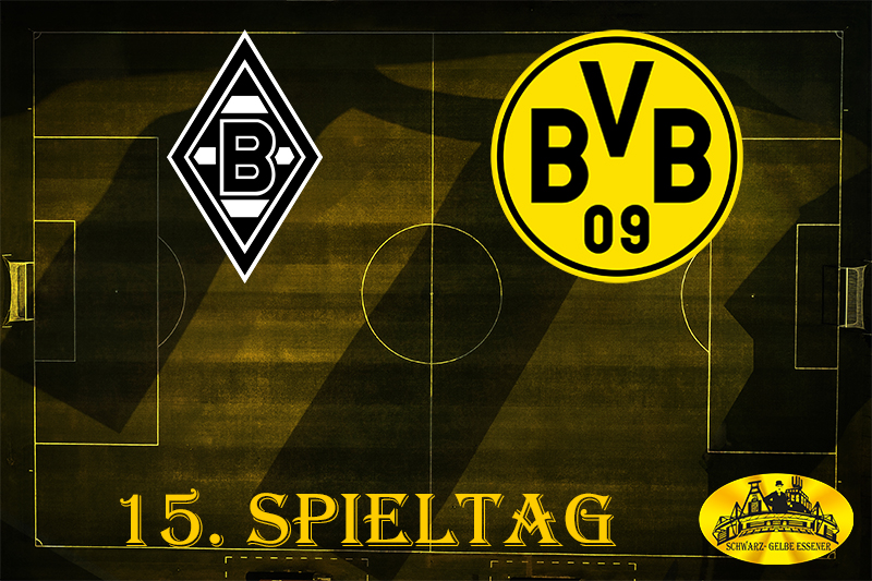 15. Spieltag: VfL Borussia Mönchengladbach - BVB