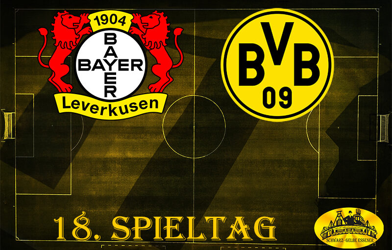 18. Spieltag: Bayer 04 Leverkusen - BVB