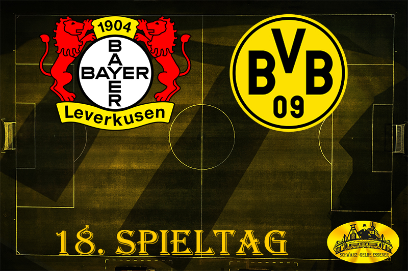 18. Spieltag: Bayer 04 Leverkusen - BVB