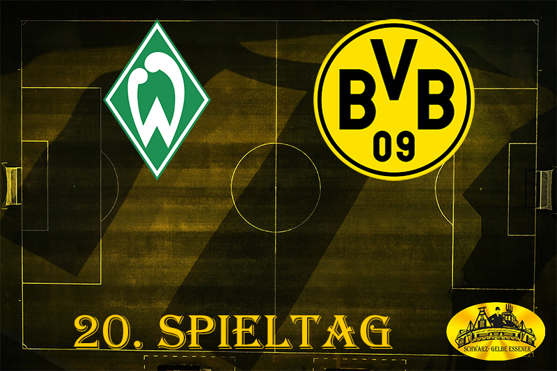 20. Spieltag: SV Werder Bremen - BVB