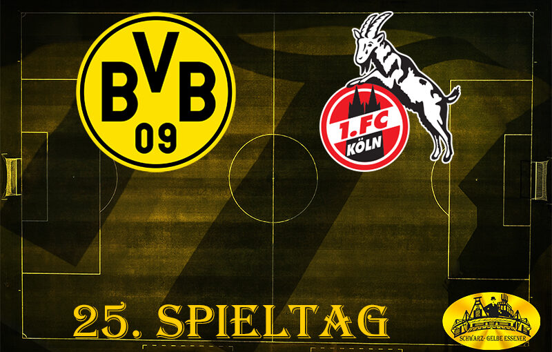 25. Spieltag: BVB - 1. FC Köln