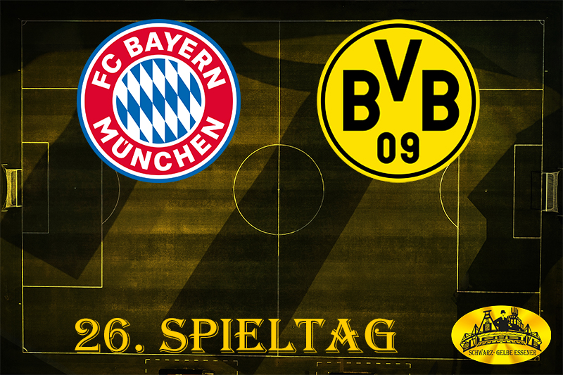 26. Spieltag: FC Bayern München - BVB