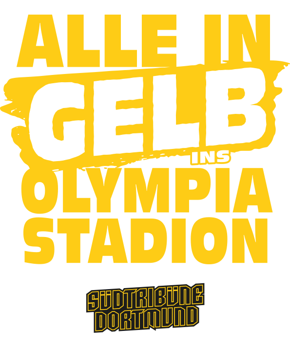 Alle in GELB ins Olympiastadion