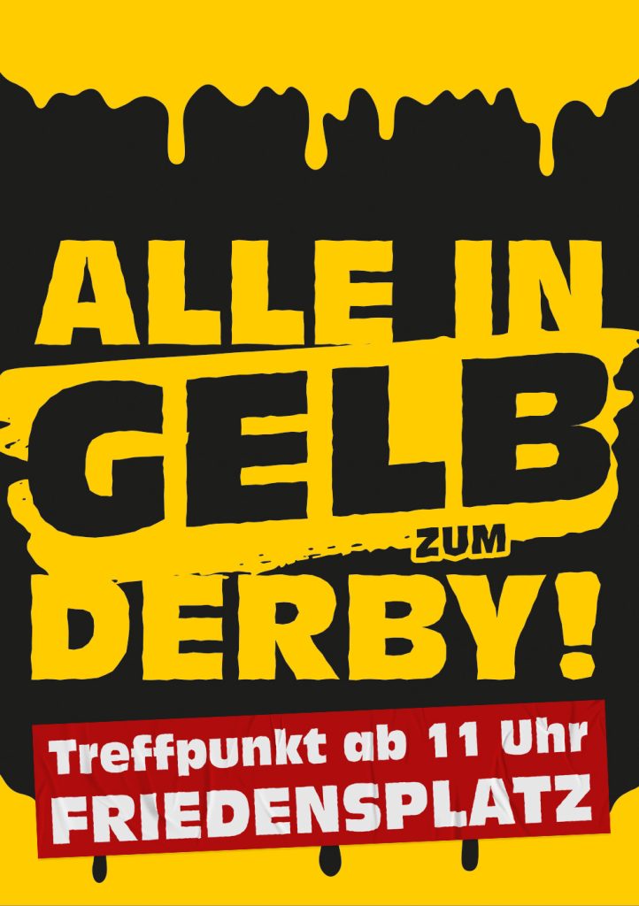 AUFRUF: ALLE IN GELB ZUM DERBY!