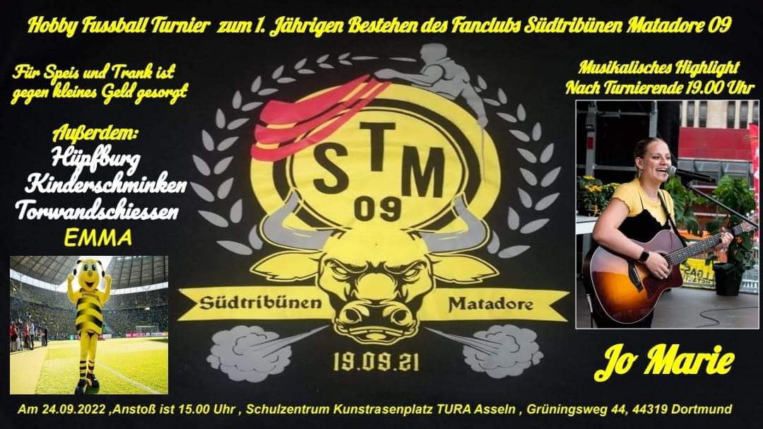 Hobby Fußballturnier zum einjährigen Bestehen des Fanclubs Südtribünen Matadore