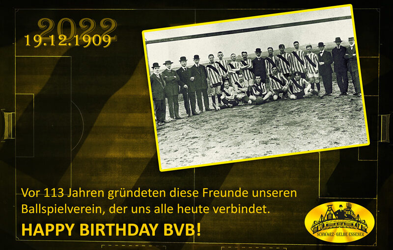 HAPPY BIRTHDAY BVB 2022