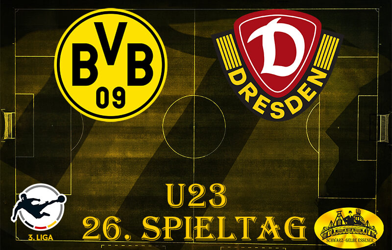 3. Liga - 26. Spieltag: BVB U23 - Dynamo Dresden