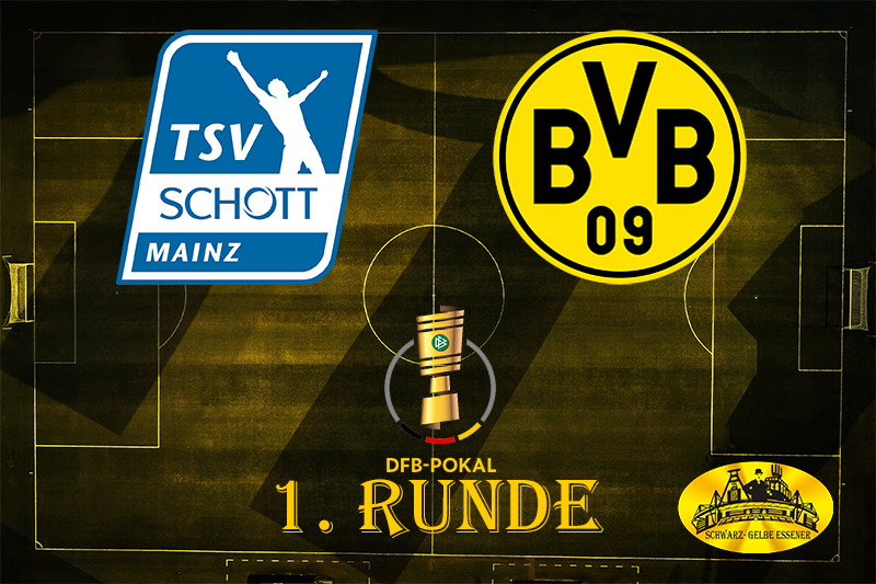 DFB-Pokal - 1. Runde: TSV SCHOTT Mainz - BVB
