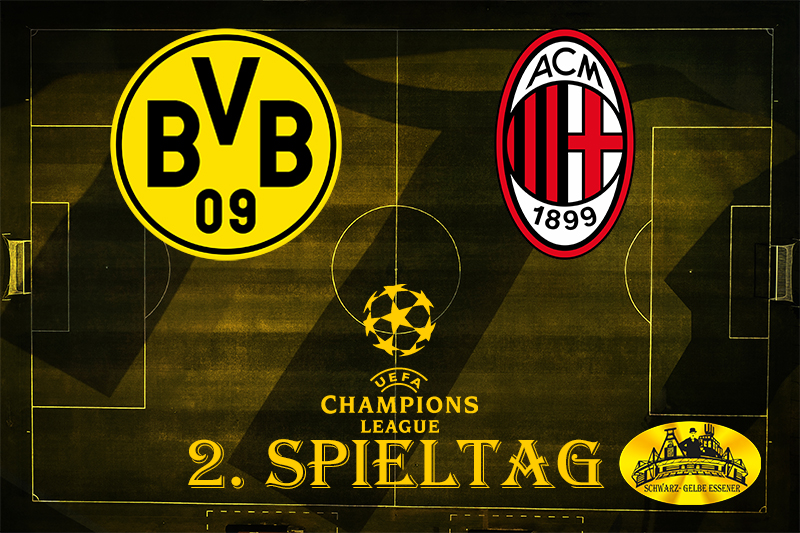 Champions League - Gruppenphase, 2. Spieltag: BVB - AC Mailand