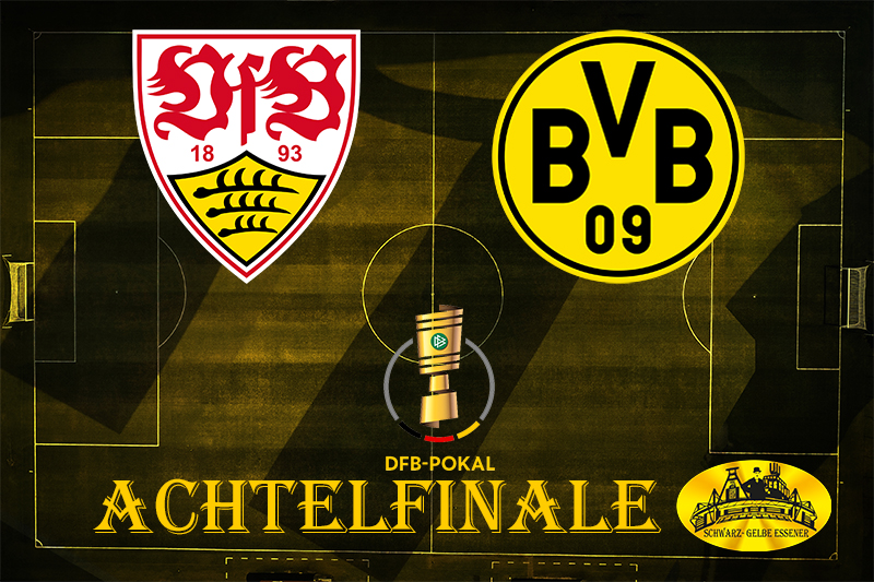 DFB-Pokal - Achtelfinale: VfB Stuttgart - BVB