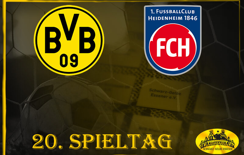 Bundesliga, 20. Spieltag: BVB - 1. FC Heidenheim