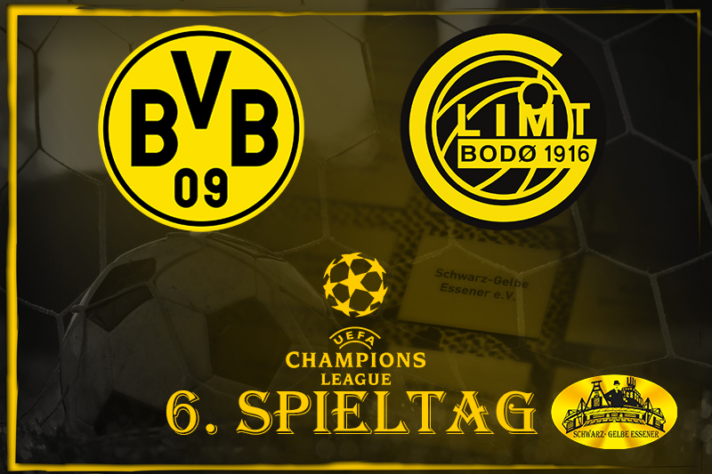 Champions League, 6. Spieltag: BVB – FK Bodø Glimt Champions League, 6. Spieltag: BVB - FK Bodø Glimt