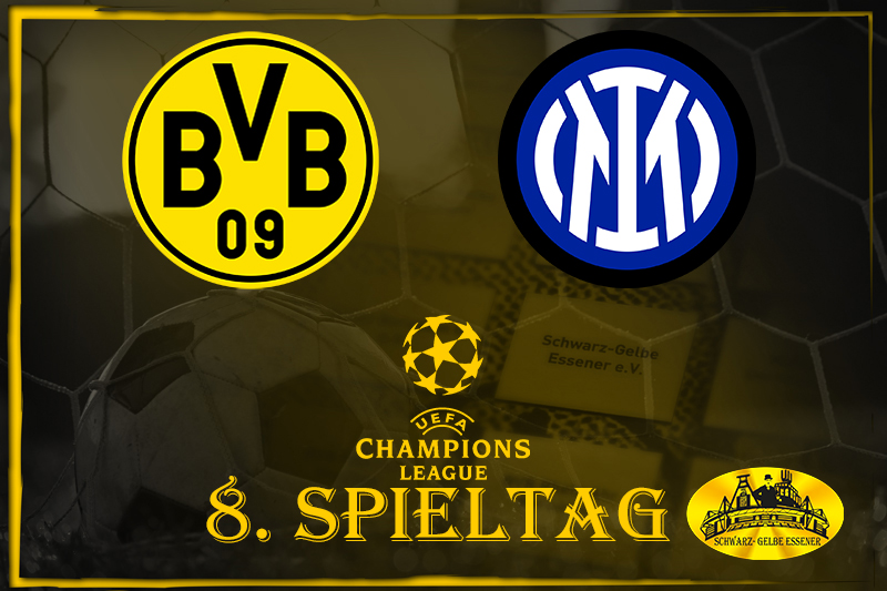 Champions League, 8. Spieltag: BVB – Inter Mailand Champions League, 8. Spieltag: BVB - Inter Mailand