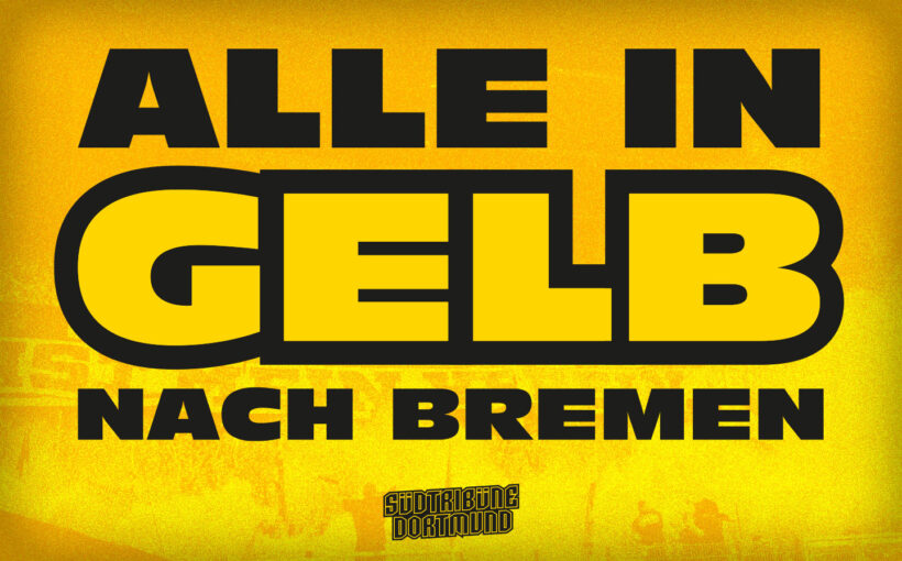 Alle in Gelb nach Bremen