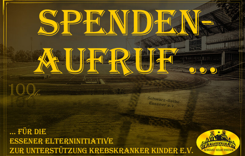 Spendenaufruf für die Essener Elterninitiative zur Unterstützung Krebskranker Kinder e.V.