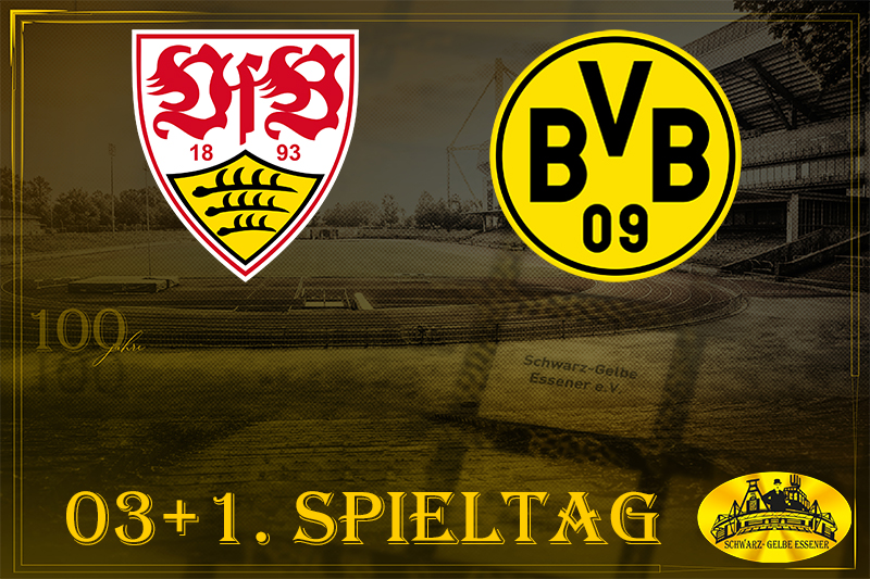 Bundesliga, 03+1. Spieltag: VfB Stuttgart - BVB