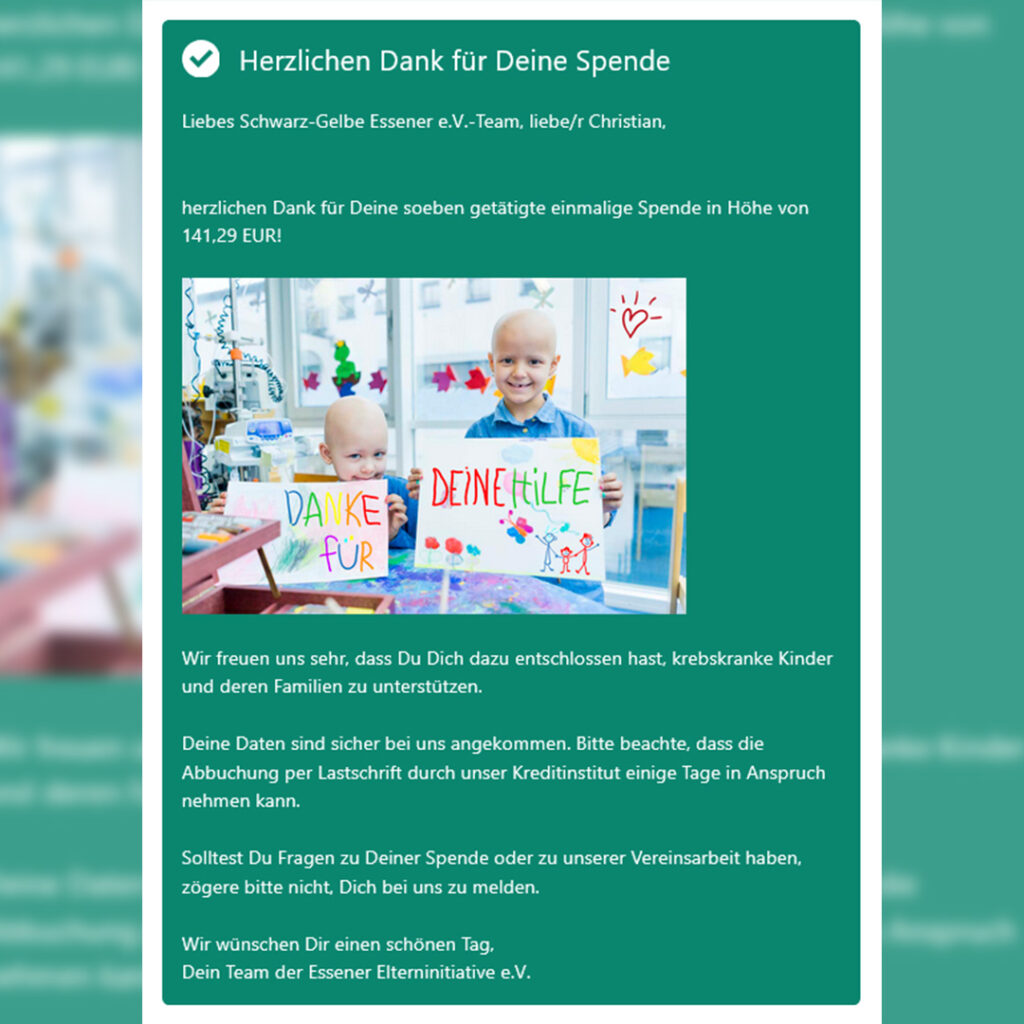 Spendensammlung Sommer 2026