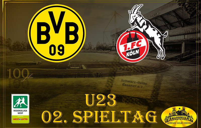 Regionalliga West, 02. Spieltag: BVB U23 - 1. FC Köln U23