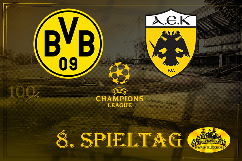 Champions League, 8. Spieltag: BVB - AEK Athen
